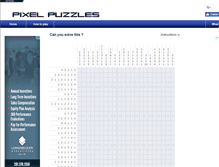 Tablet Screenshot of pixelpuzzles.net